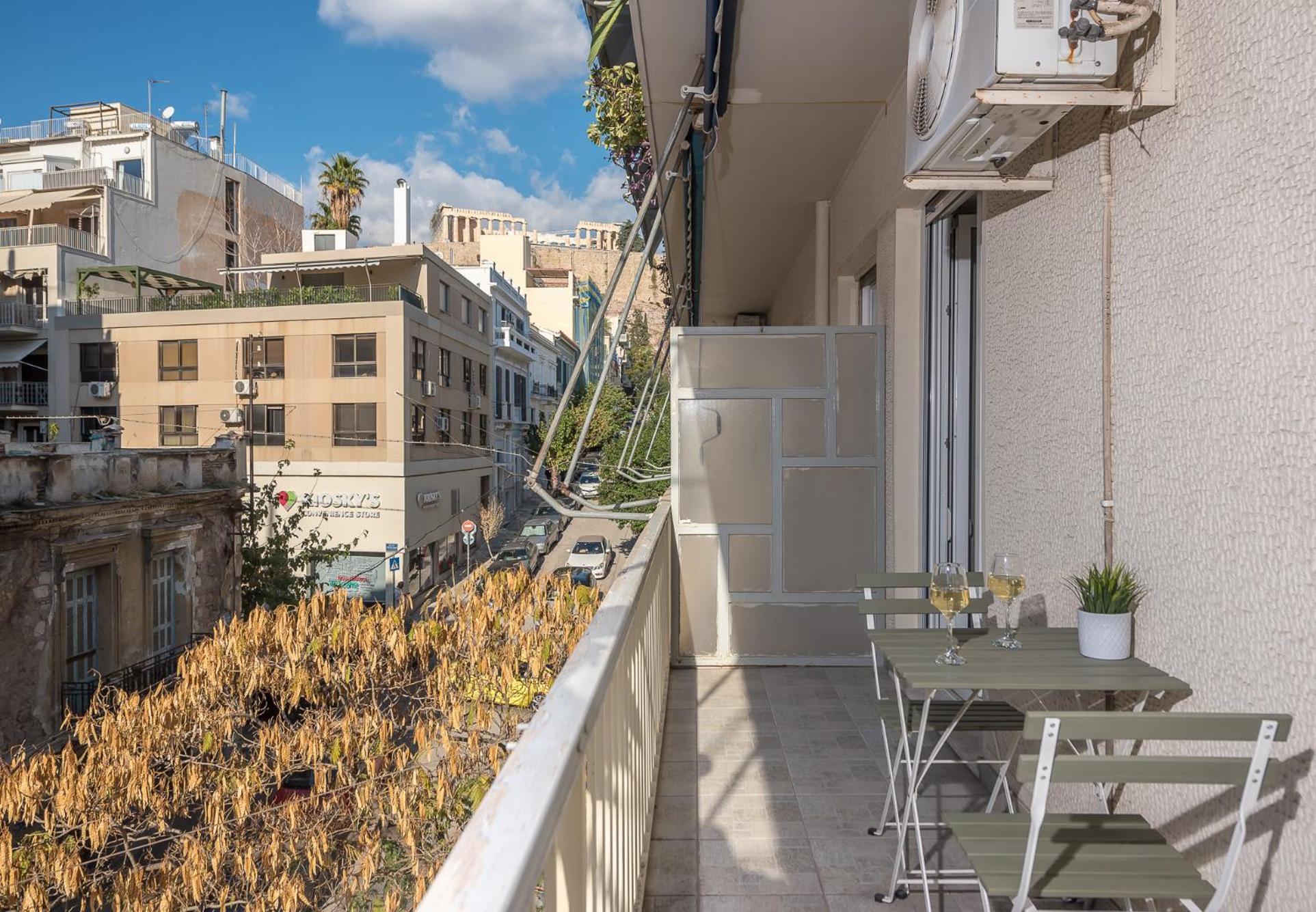 Spacious 2Bds Apt With Acropolis View In Center アテネ エクステリア 写真